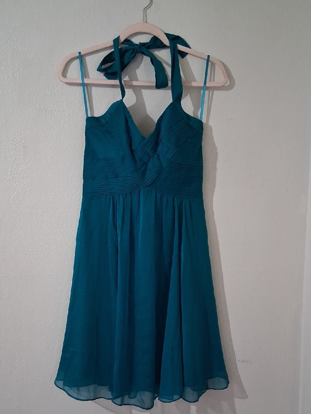 The Limited Event Teal Green Halter Dress